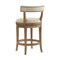 Alaterre Furniture Hanover Swivel Counter Height Bar Stool, Weathered Brown and Beige ANHN03FDC - alternate 7